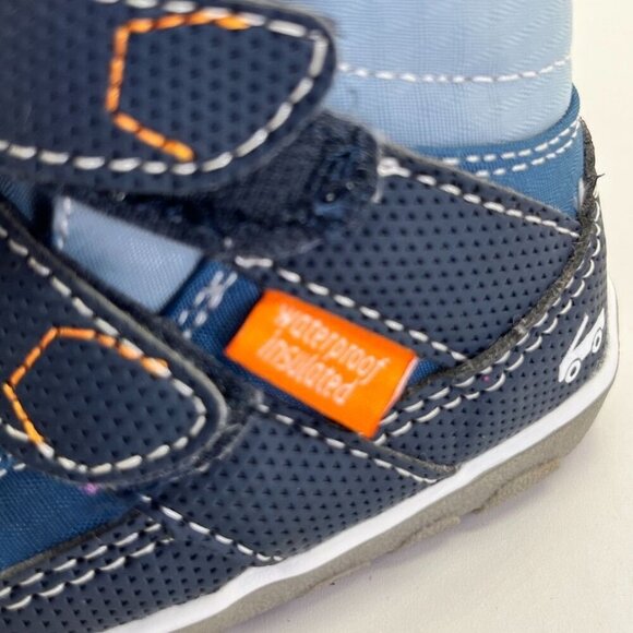 See Kai Run Atlas II Waterproof Insulated Boot Sz 4 Boy's  Hook & Loop Closure - Picture 8 of 11